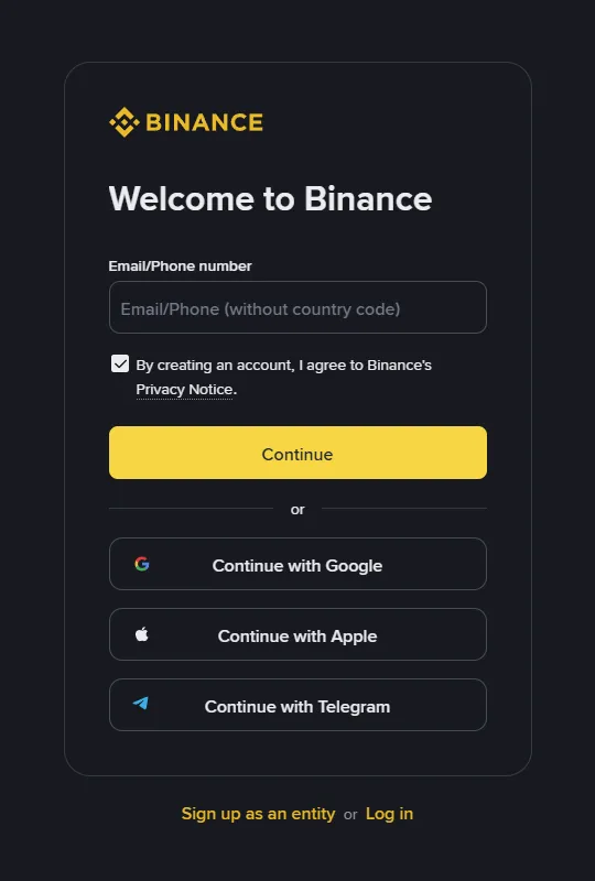 Binance Welcome Bonus 100 USDT
